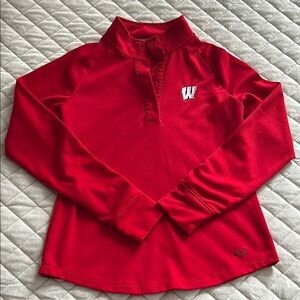 Under Armour Red Snap Pullover